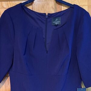 Adrianna Papell Dark Plum Dress